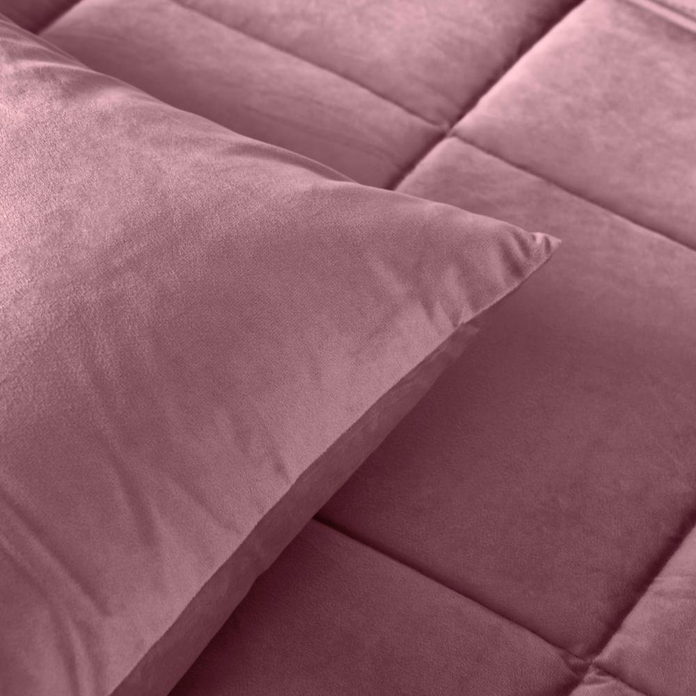 Lazy velvet Dekbed - Oud Roze - Dekbed en Overtrek in-1