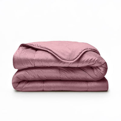 Lazy velvet Dekbed - Oud Roze - Dekbed en Overtrek in-1