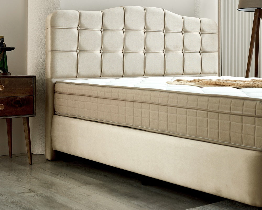 Marrakech Boxspring met opbergruimte - Velvet Beige