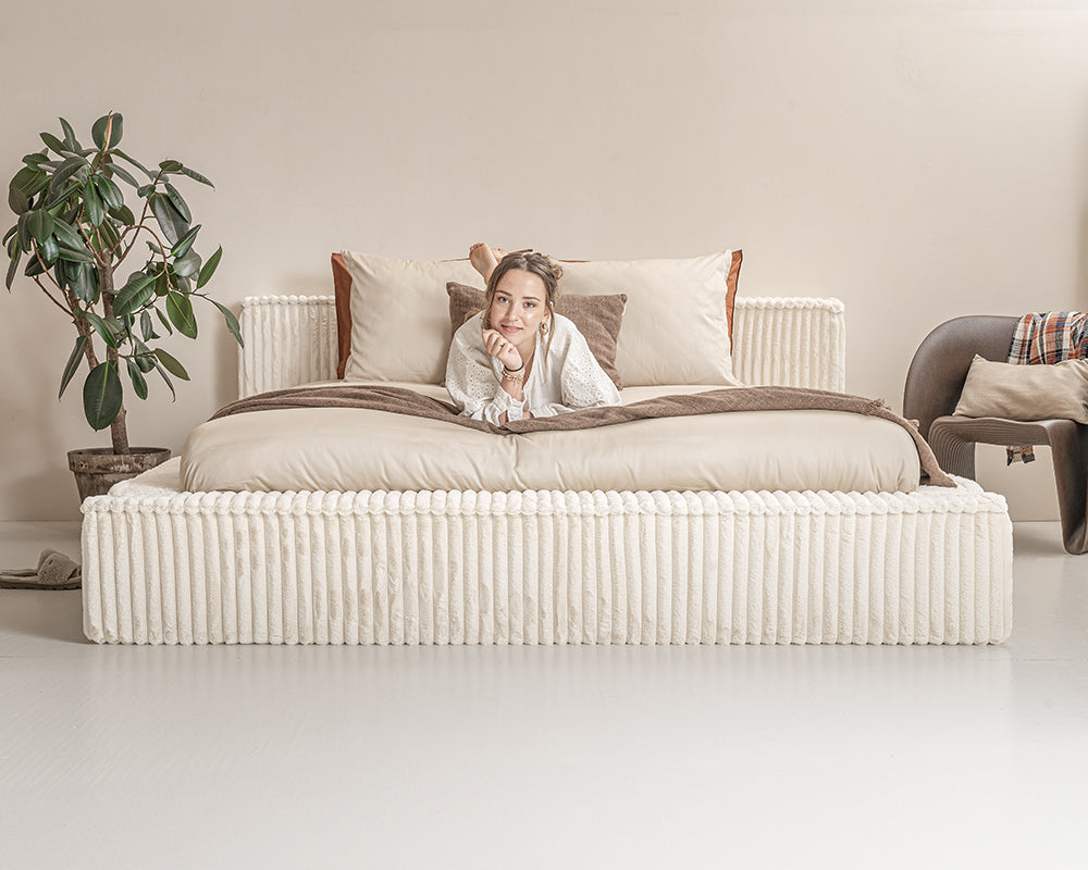 Adore Melody Opbergbed - Pearl Beige